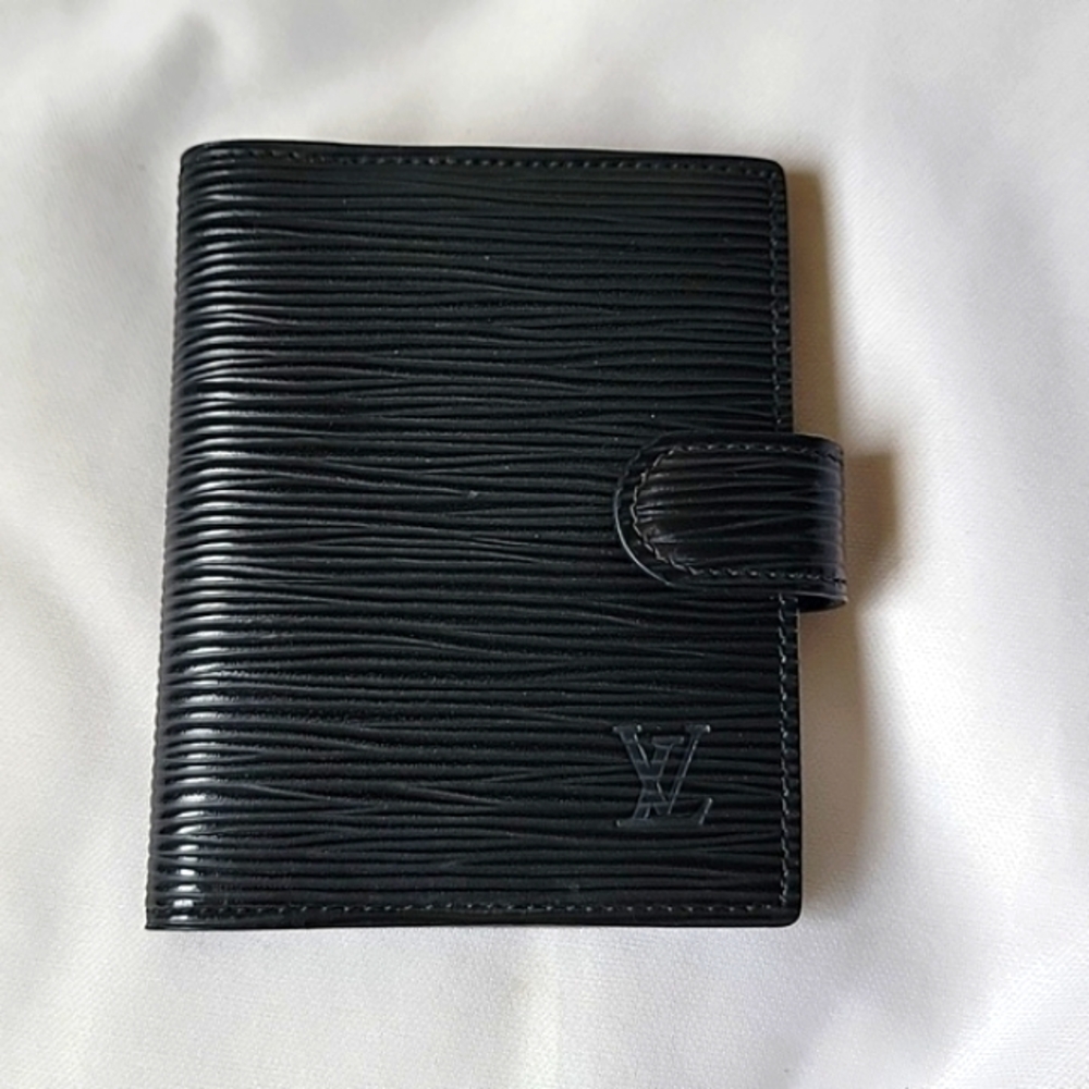 ⭐️LOUIS VUITTON Authentic Mini Cardholder Agenda Wallet Epi Leather Address Book